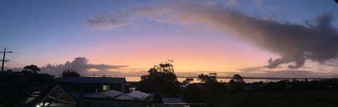 Sunset view from balcony
