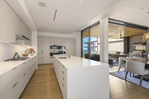 Prepare a delicious meal in the bright and modern kitchen