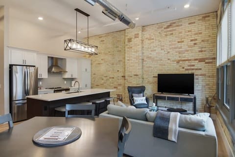 Tall Ceilings and Exposed Brick