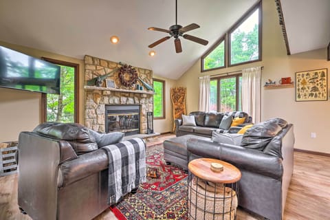 Albrightsville Vacation Rental | 3BR | 2BA | Stairs Required to Access