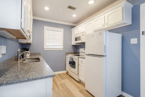 A fully stocked kitchen