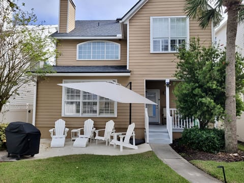 Spacious Private Patio with Grill and Umbrella