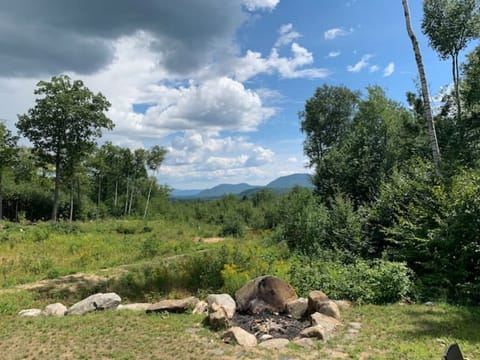 Fire Pit Overlooking Mountains