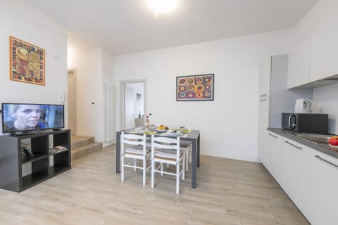 Kitchen and dining area