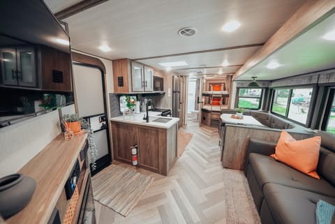 View of the main living & kitchen areas