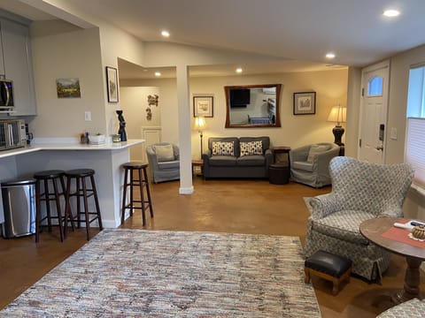 Main living space, Twin hide a bed