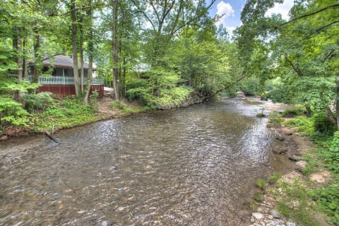 View of River Song from across the river