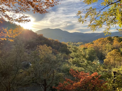 Sunset from the deck