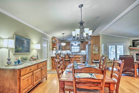 Dining Room | Main Floor | Fireplace | High Chair