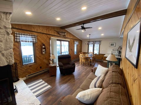 Upstairs living room and dinning room.