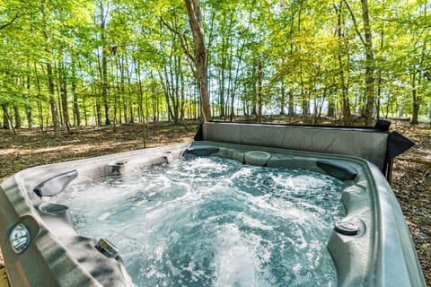 Relax in our hot tub!
