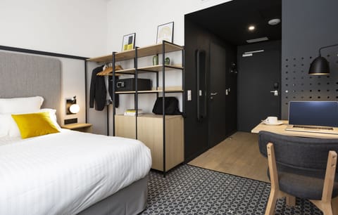 Get a peaceful night sleep in our cozy studio with 1 Double bed or 2 Single beds.