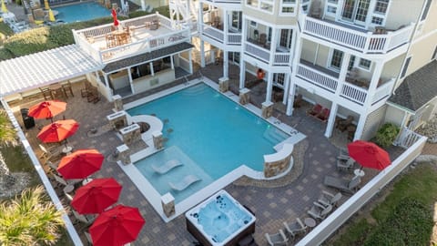 Pool Area - It's every vacation dream come true outdoor kitchen, hot tub, loungers, roof top ocean view, water bar, luxury pool and grill all make for the best family experience.