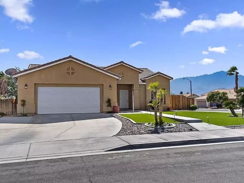 Front of house. Garage not accessible for guest use.