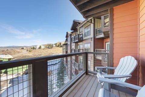 Deck to sit and drink coffee and soak in the mountain views