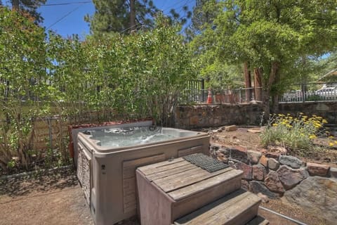 Have a relaxing evening in the hot tub