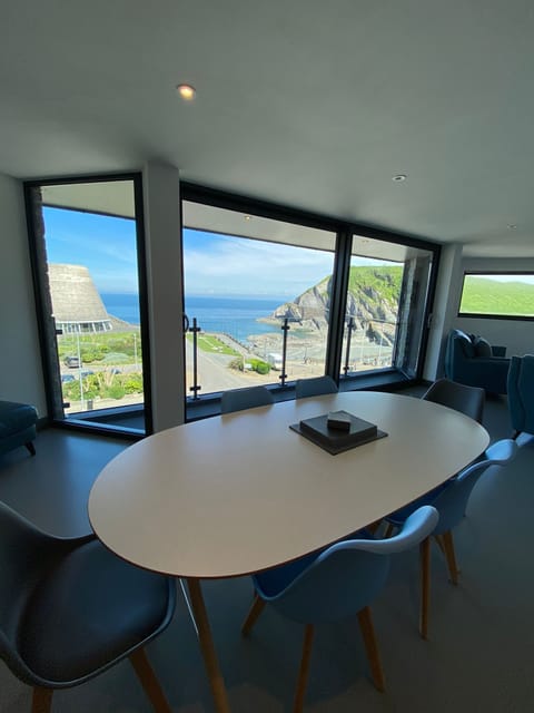 View from the dining kitchen area