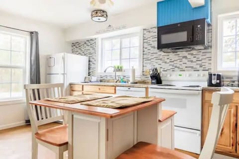 Kitchen island with seating