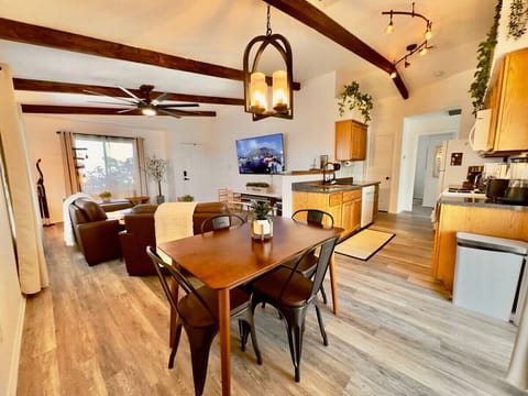 Over View of the Dining and Kitchen Areas