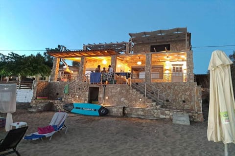 View of the building from the beach