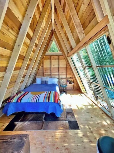 The NEW A-frame, right on the Tobacco River! 