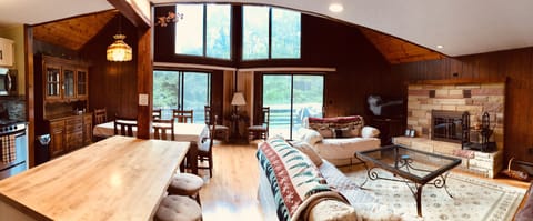 Open floor plan for comfy gatherings