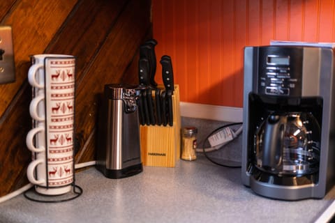 Coffee station, filters included.