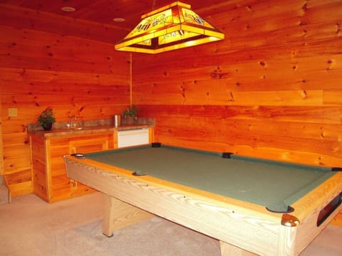 Pool Table in game room