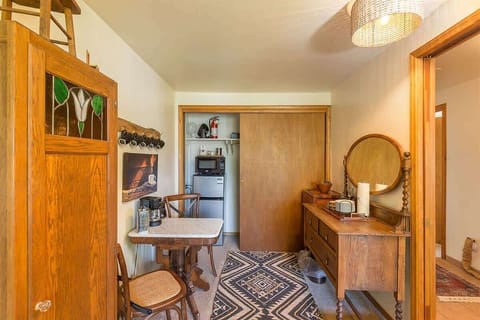 Coffee corner in the bedroom