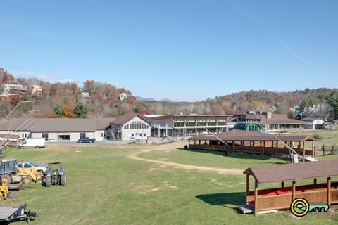View of ski slopes and Bryce Resort lodge