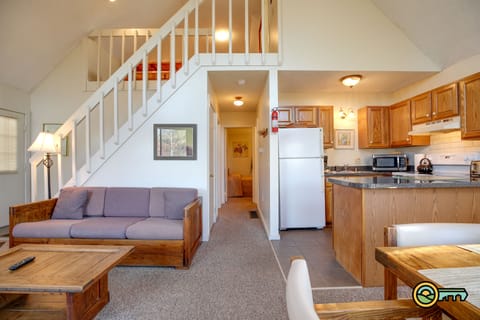 Great room, kitchen, and loft