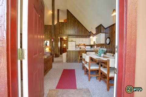 Entry to great room and dining area