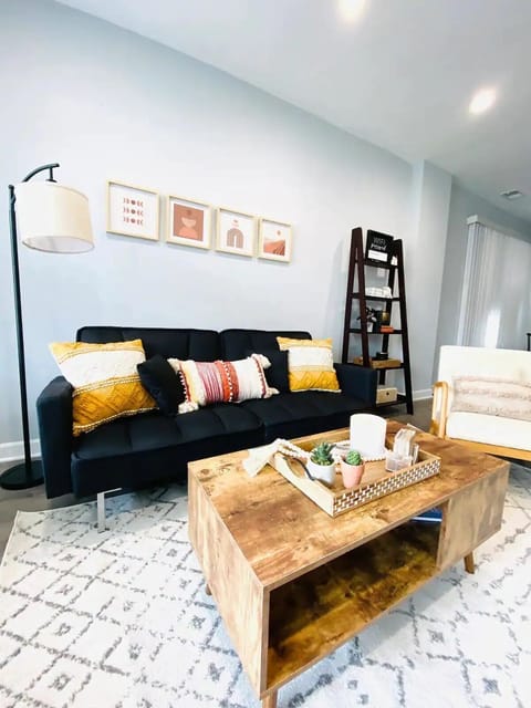 Our living room is a place where we feel totally at ease!