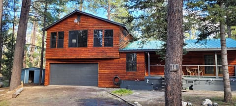 Just redid the outside of the cabin. Nice upgrade from what she was. 