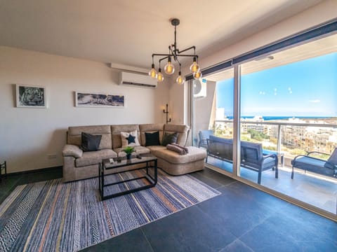 Living area with View