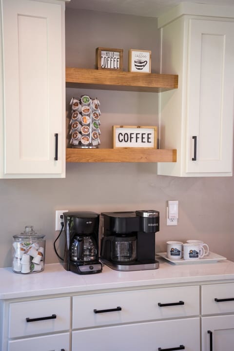 COFFEE BAR! Super stocked coffee station. We provide all the supplies!
