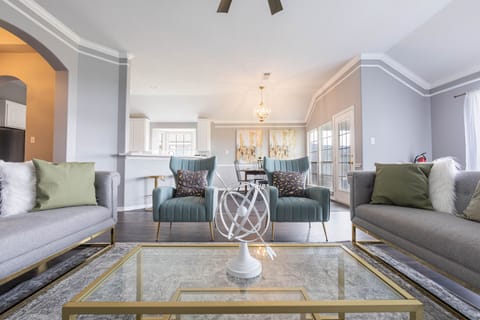 Feel at home in our warm and welcoming living room.