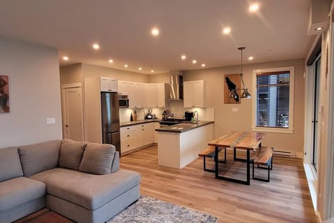 Kitchen and dining area