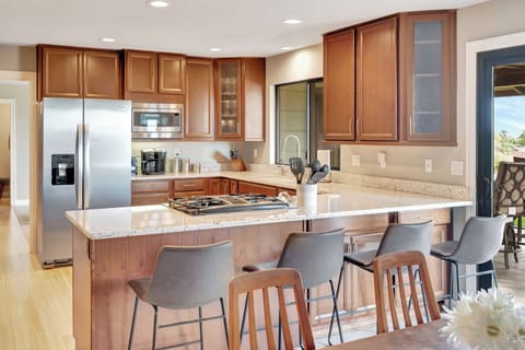 Kitchen with Additional Bar Seating