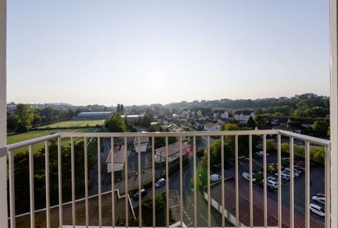 view from the balcony