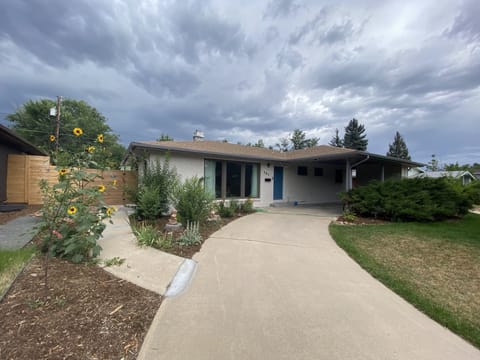 View of the house from the front