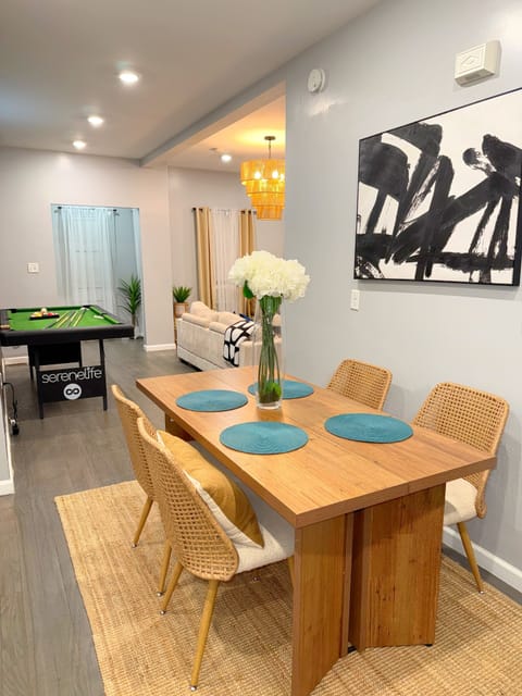 Dinning / Game Area Leading to the Living room