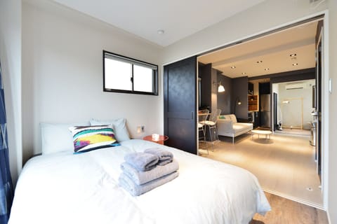 double bed, futon mat