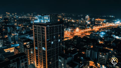 Outlook of M Residence at Night