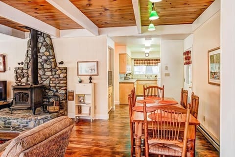 Living room and dining room are open to each other