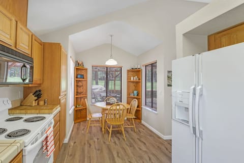 Kitchen table for breakfast or coffee