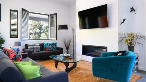 Open plan lounge dining and kitchen living space
