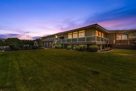 The grass is always greener at the Wenatchee Mansion.