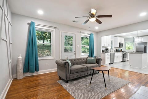 Natural light comes in.