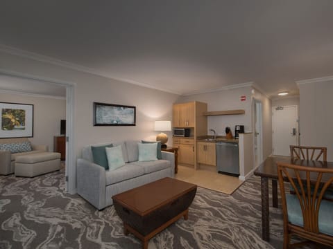 Living room/partial kitchen